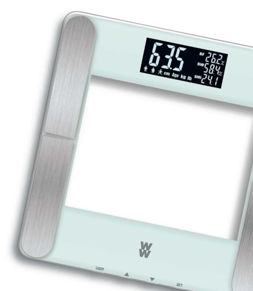 Weight watchers body analysis smart scale 5