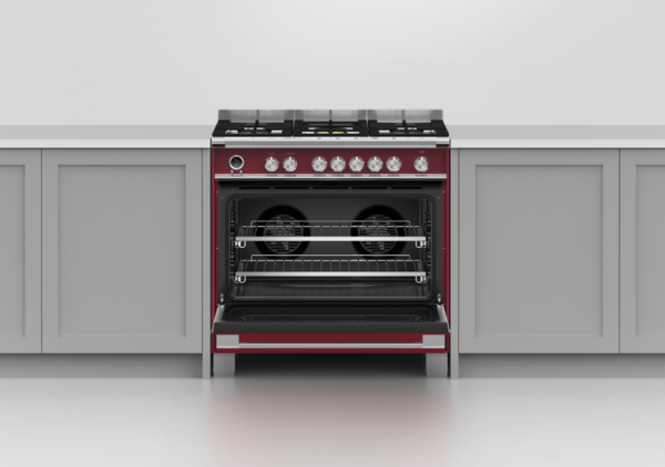 Fisher paykel 90cm dual fuel freestanding cooker series 6 or90scg6r1 3