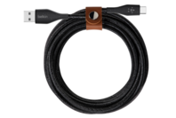 Belkin 4.0 FEET DuraTek Plus USB-C to USB-A Cable with Strap (Black)