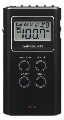 Sangean dt 120 digital pocket radio small portable