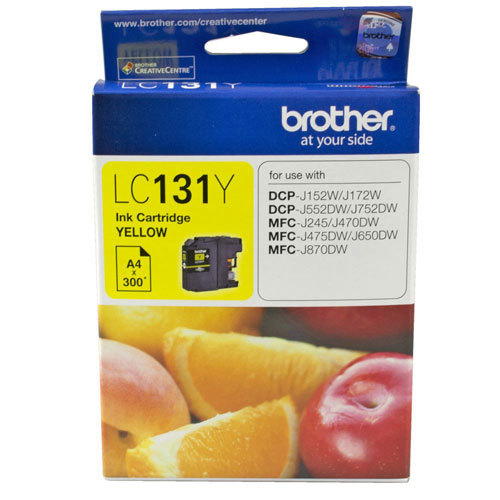 Brother lc3313y yellow ink cartridge