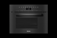 Miele VitroLine Obsidian Black Steam Oven with Microwave