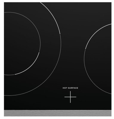 Westinghouse 60cm 4 zone ceramic cooktop  stainless steel trim %281%29