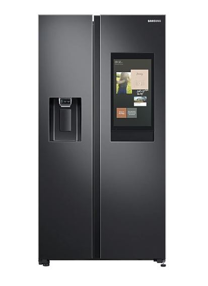 Samsung 656l side by side fridge   black 1