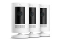 Ring Stick Up Cam Battery 3rd Gen Security Camera - 3 Pack White