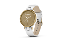 Garmin Lily - Classic Edition Light Gold Bezel with White Case and Italian Leather Band