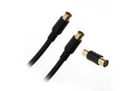 Pudney Coaxial Cable with Female Adaptor (2m)