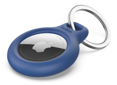 F8w973btblu   belkin secure holder with key ring for airtag blue %281%29