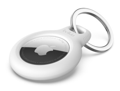 F8w973btwht   belkin secure holder with key ring for airtag white %281%29