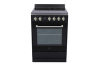 Parmco 600mm Freestanding Stove With Ceramic Cooktop Black