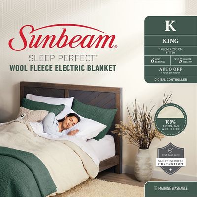 Blw5671   sunbeam sleep perfect wool fleece electric blanket king %281%29