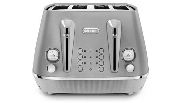 Ctin4003s   delonghi distinta perla 4 slice toaster   silver %281%29