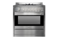 Parmco 900mm Freestanding Gas Stove With Gas Cooktop Stainless Steel