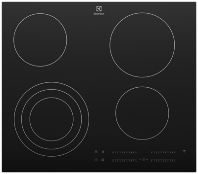 Ehc644be   electrolux 60cm 4 zone ceramic cooktop %281%29