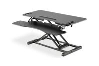 Digitus Ergonomic Height Adjust Workspace Riser - Workstation Sit/Stand - Black