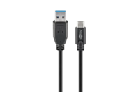 Goobay USB-C to USB A 3.0 cable 0.5m Black