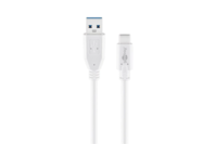 Goobay USB-C to USB A 3.0 cable 0.5m White