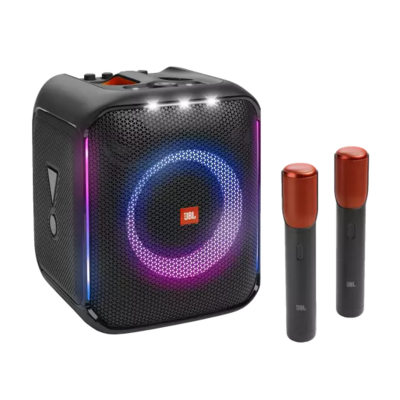 Jblpbencore2micas   jbl encore compact partybox inc 2 mics %281%29