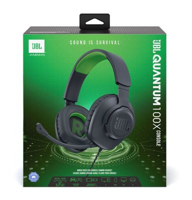 Jbl quantum 100x wired over ear gaming console headset with detachable mic %28xbox version%29 3