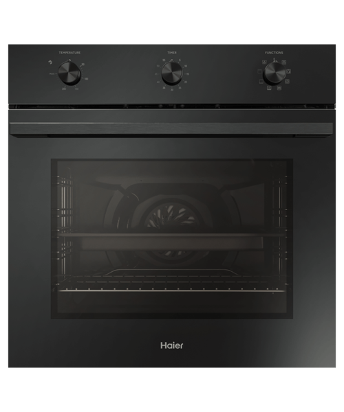 Hwo60s7mb4   haier 60cm 7 function oven black