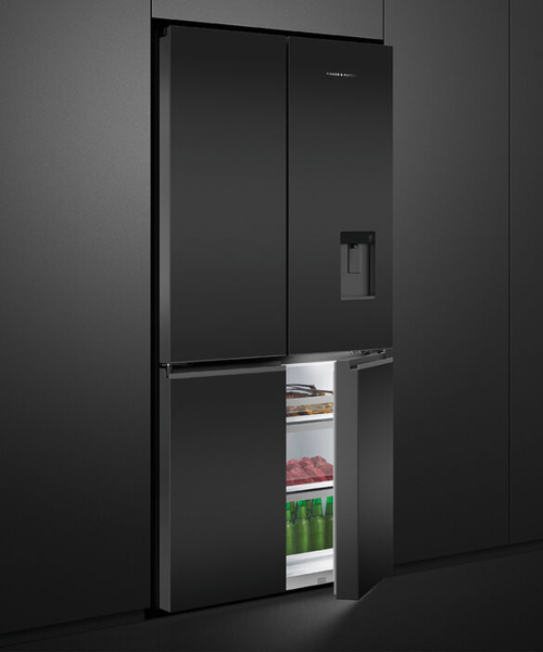 Rf730qnuvb1   fisher   paykel quad door fridge freezer 690l ice   water %283%29