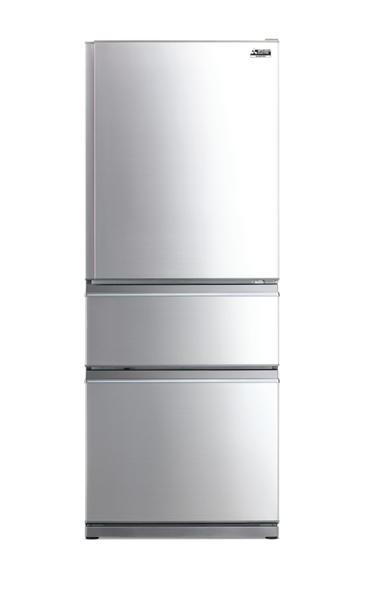 Mr cx450er st a   mitsubishi 450l large capacity cx stainless steel multi drawer fridge   right hinge %281%29