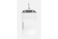Robinhood Standard Sized Tub with Rear Console and S/S Gooseneck Tap