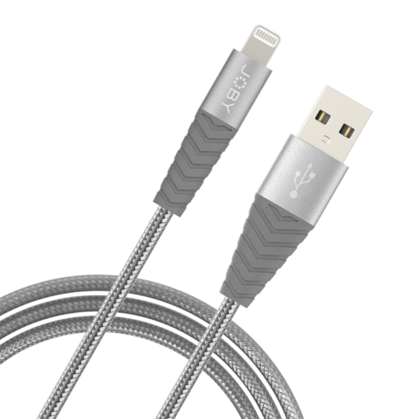 Jb01813   joby charge and sync lightning cable 3.0m space grey %283%29