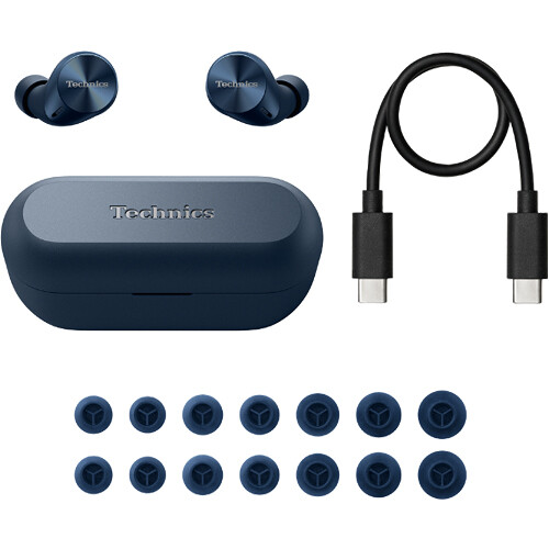 Eah az60m2ea   technics true wireless noise cancelling earphones blue %285%29