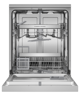 Dw60fc2x2   fisher   paykel series 5 freestanding sanitising dishwasher with auto door open dry stainless steel %282%29