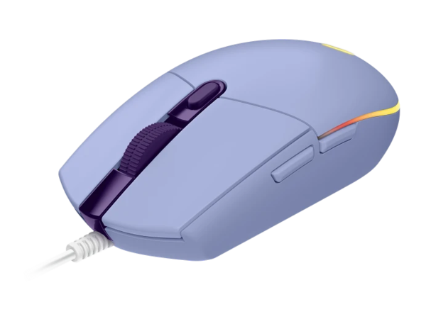 910 005851   logitech g203 lightsync mouse   lilac 1