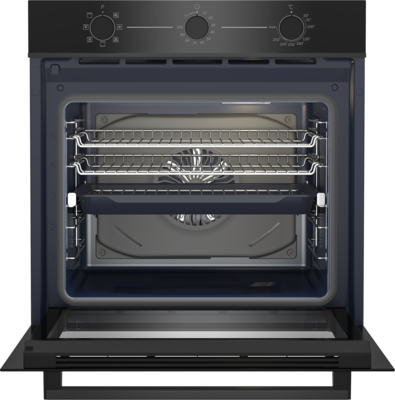 Bbo6850mdx   beko 85l 7 function aeroperfect wall oven dark stainless %282%29