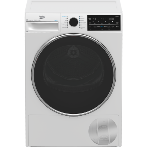 Bflb904adw bdpb904hw   beko 9kg autodoes washing machine   9kg hybrid heat pump white combo %283%29