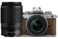 Nikon Z FC Walnut Brown Nikkor 16-50mm VR Silver + 50-250mm