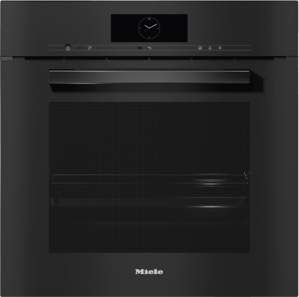 Dgc7865obsw   miele dgc 7865 hc pro steam combination oven with mains water and drain connection obsidian black %28!%29