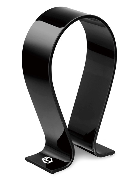 Powerwave acrylic headset stand   black 1