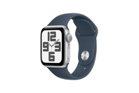 Apple Watch SE GPS 40mm Silver Aluminium Case - Storm Blue Sport Band - M/L
