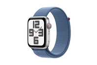 Apple Watch SE GPS + Cellular 44mm Silver Case - Winter Blue Sport Loop