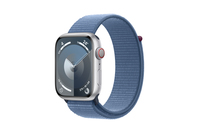 Apple Watch S9 GPS + Cellular 45mm Silver Case - Winter Blue Sport Loop