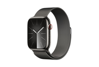 Apple Watch S9 GPS + Cellular 45mm Graphite Stainless Steel Case - Graphite Milanese Loop