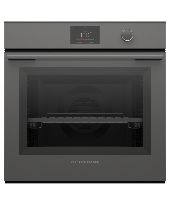 Ob60smptdg1   fisher   paykel series 9 60cm 16 function self cleaning oven grey glass %281%29