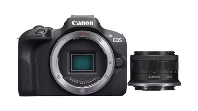 R100kis   canon eos r100 mirrorless camera with rf s 18 45mm f4.5 6.3 is stm lens %281%29
