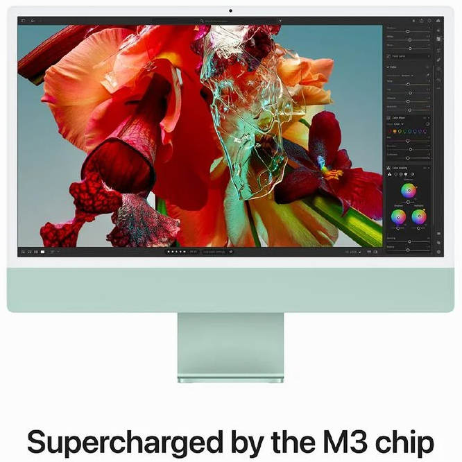 Mqra3x a   apple 24 imac with retina 4.5k display m3 chip with 8%e2%80%91core cpu and 8%e2%80%91core gpu 256gb ssd green %284%29