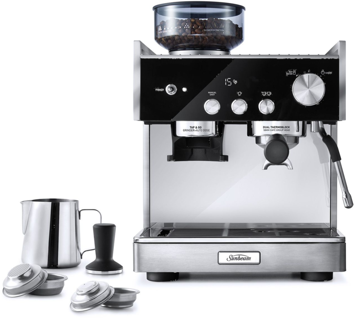 Emm7300ss   sunbeam origins espresso machine silver black %282%29