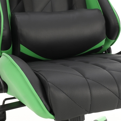 Pegcgrb   playmax elite gaming chair green black %288%29