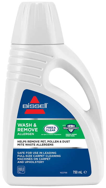 Bissell fragrance free wash   remove allergen formula %28709ml%29 %281%29