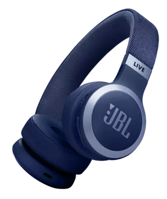 Jbllive670ncblu jbl live 670nc wireless on ear noise cancelling headphones blue