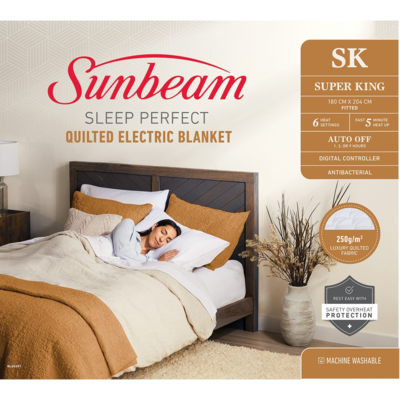 Blq6481   sunbeam sleep perfect quilted electric blanket super king %281%29
