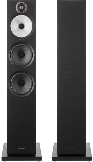 603s3b   bowers   wilkins 3 way floorstanding speakers black finish %282%29