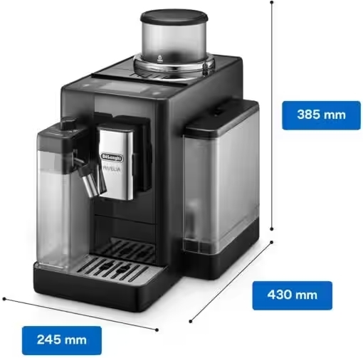 Exam44055b   de'longhi automatic coffee machine rivelia onyx black %286%29